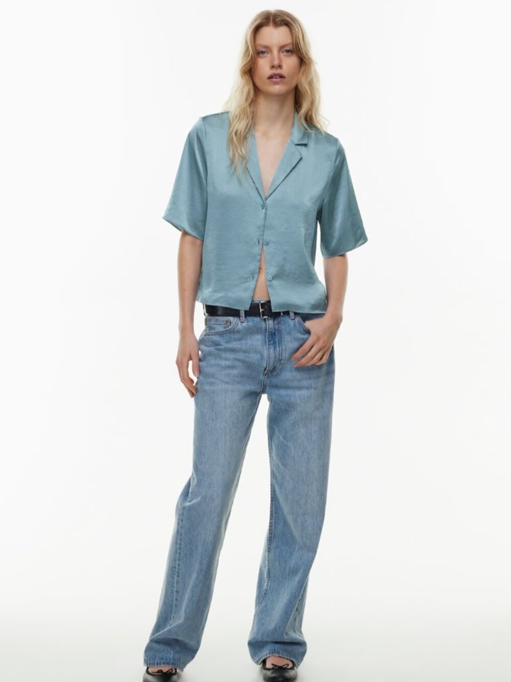 Wilfred Satin Short sleeve blouse